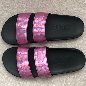 Pink Sparkly Slides